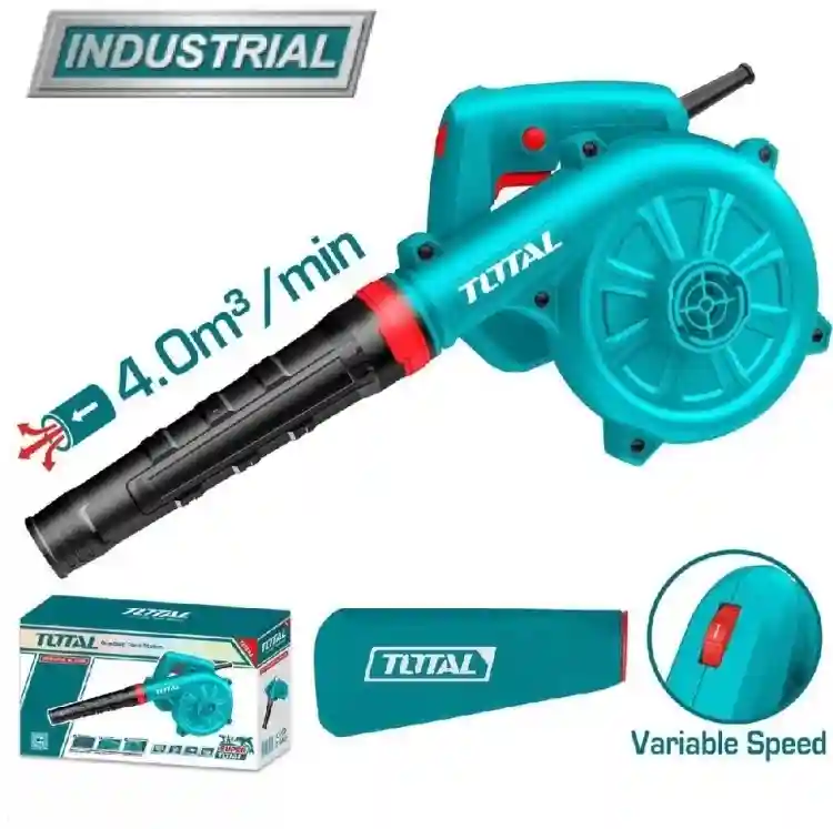 TB6036 - "ТОТАL" Воздуходувка 650Вт,
220-240V~50/60Hz, 4,0 м³/мин.
