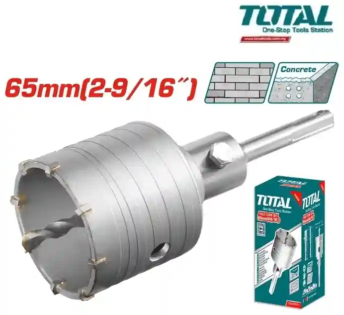 TAC430651 - "ТОТАL" Коронка по
бетону 65мм