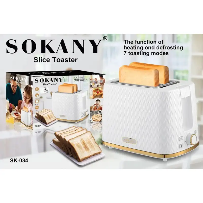 Тостер Sokany SK-034 (копия 28163)